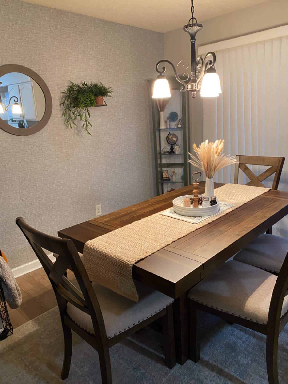 6/mo Finance NuWallpaper NU2918 Navy Poplin Texture Peel & Stick