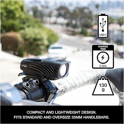 Miniatura 3 de NiteRider Lumina Micro 950 Lumen LED USB recargable luz delantera para bicicleta