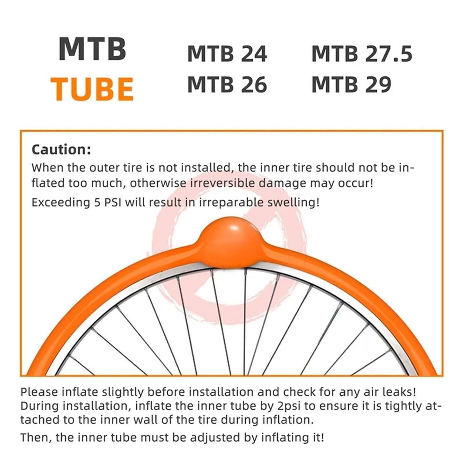 Genérico Cámara De Aire De TPU For Bicicleta, Paquete De 10, Válvula Francesa De 45 Mm/65 Mm, Compatible con Bicicletas MTB De 26/27,5/29 Pulgadas