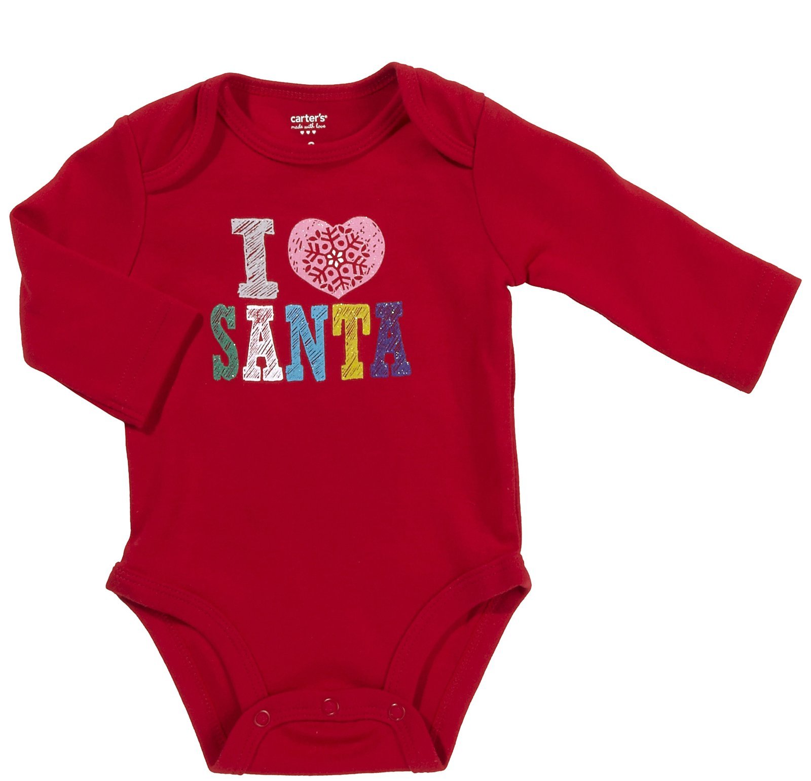 Bodysuit bébé rouge Carter's Wiggle in taille NB - 2