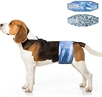 Vista 7 de Dono Pañales desechables para perros machos, pañales más anchos para cachorros, bandas para el vientre macho, superabsorbentes, ajuste a prueba