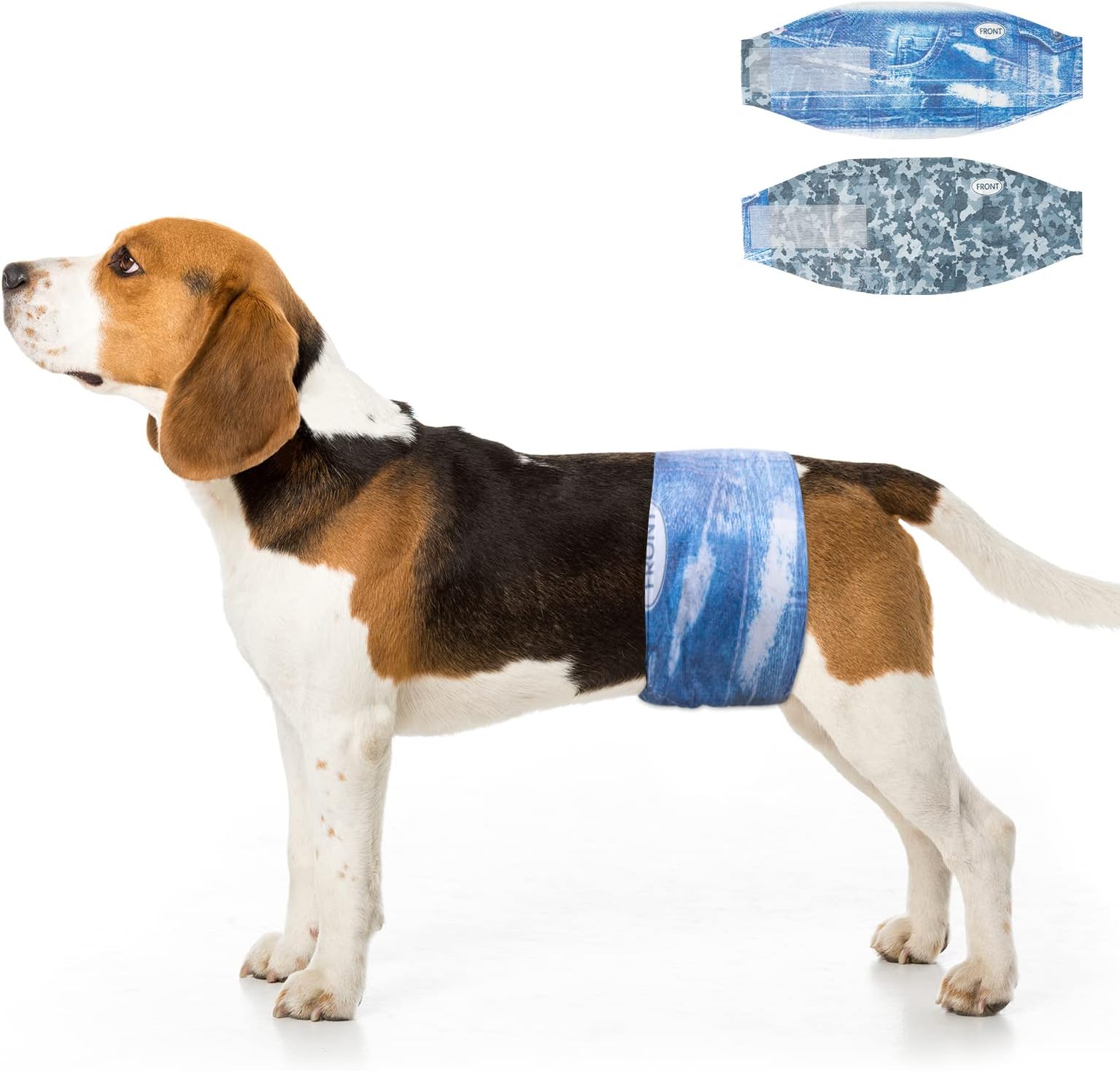 Dono Dog Diapers Male Disposable Male Dog Wraps, 36 Count Wider Doggie Puppy Diapers Male Belly Bands, Super Absorbent, Leak-Proof Fit, Excitable Urination, Incontinence, S
