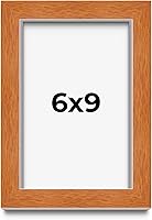 Vista 243 de Marco marrón de 18 x 24 pulgadas, marco de madera maciza de nuez de miel, ancho de moldeo de 0.875 pulgadas, profundidad de rabo de 0.875 pulgadas