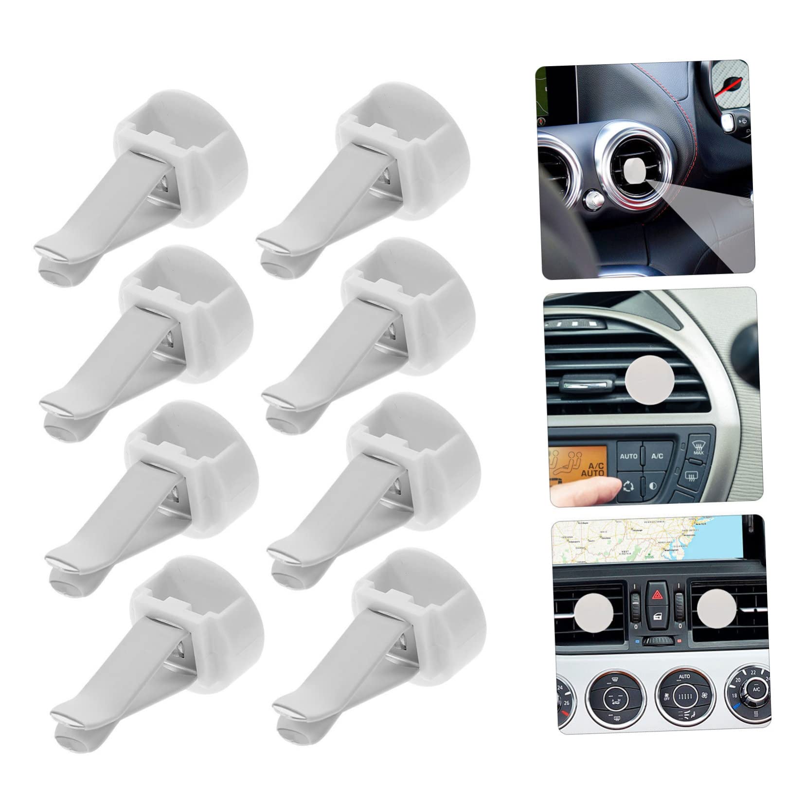 Ganci per Auto Accessori Decorativi 100 Pezzi Clip per Bocchetta di Aerazione in Metallo e Plastica per Eliminare Odori Auto e Personalizzare Diffusore Dell'aria