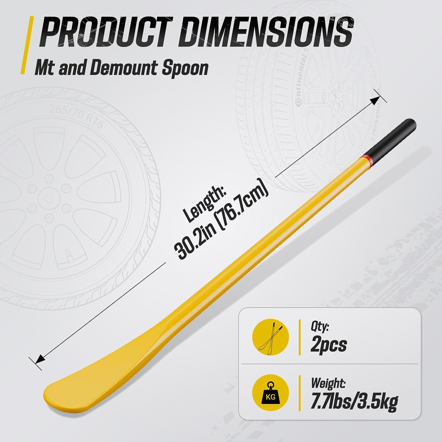 30 Inch Heavy Duty Tire Spoons,Mount & Demount Tire Changing Bar