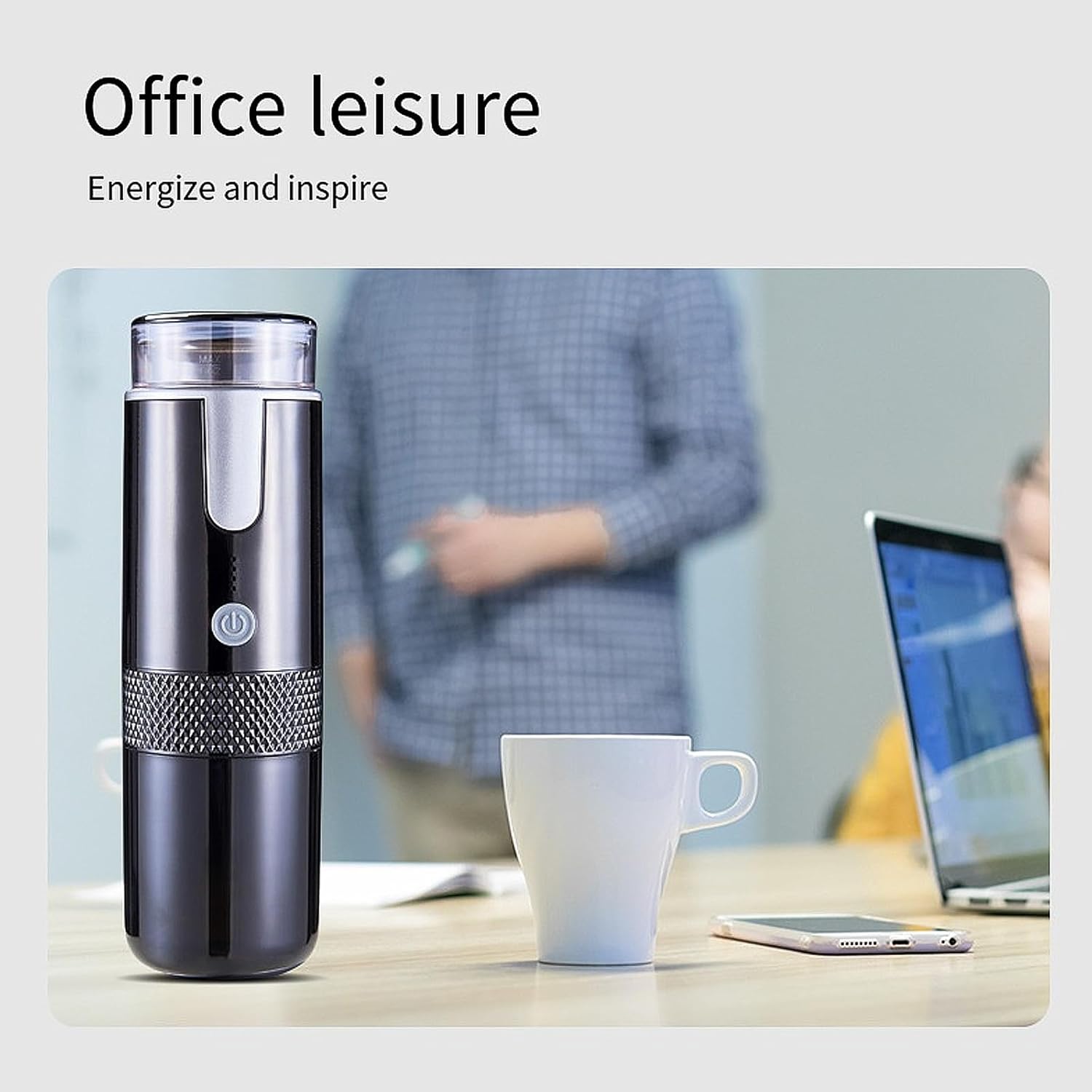 Multi-functional Coffee Maker Portable Wireless Coffee Brewing Maker Travel Coffee Machine USB Charging For Outdoor Car