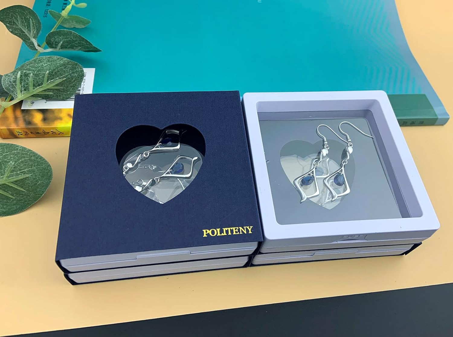 Gemstone Gold Plate 925 Sterling Silver Drop Earrings for women - Image 4