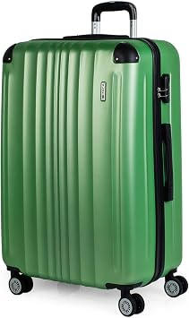 Itaca Volga Maleta Grande 76 cm, 103 litros, Verde : Amazon.es: Equipaje
