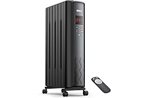 Dreo space heater, smart oil radiator heater with digital control panel