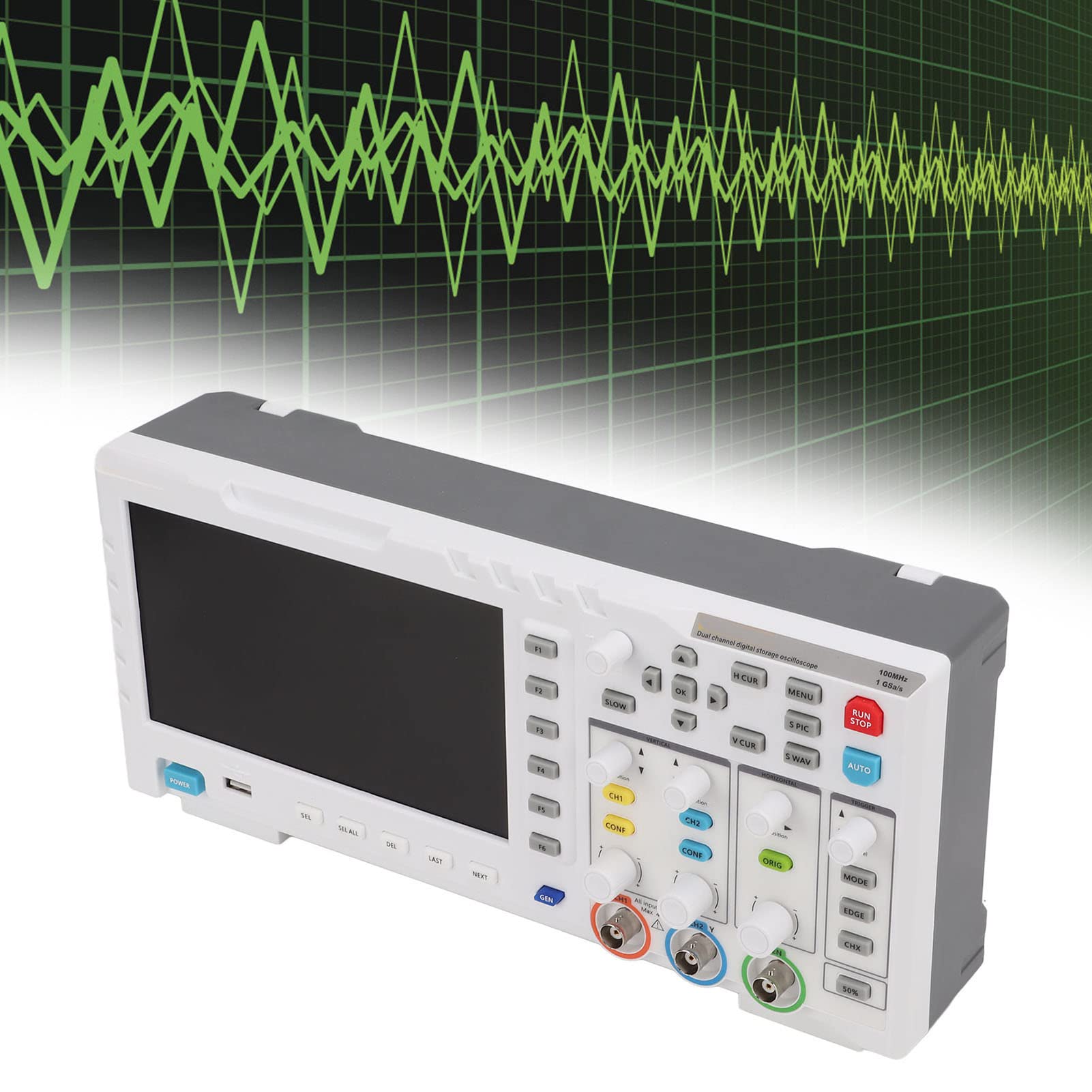 FTVOGUE 1014d Oscilloscope Numérique Oscilloscope Portable Générateur de Signaux avec Générateur de Signal DDS à écran LCD