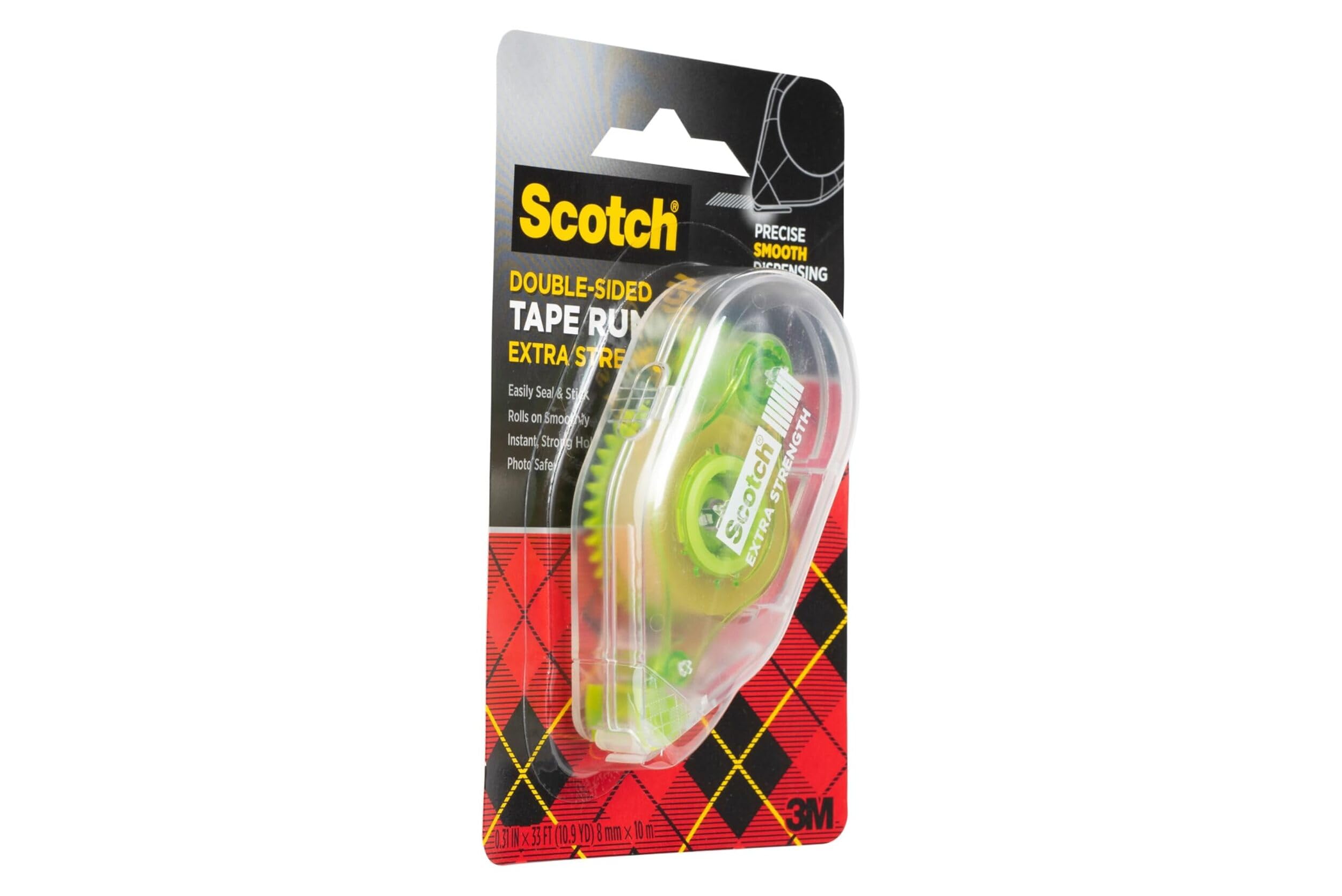 Scotch Adhesive Dot Roller, 0.31 x 49 Feet (6055) 3-Pack