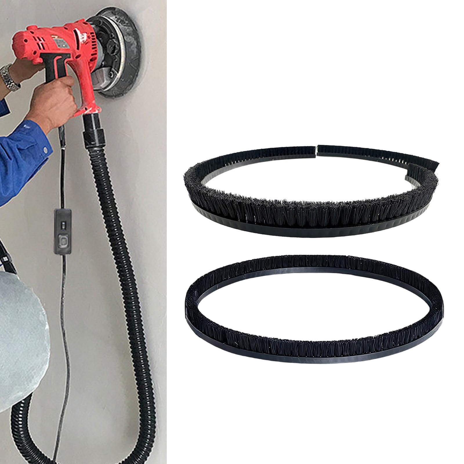 9 "225 millimetri Levigatura Pad Spazzola per Levigatrici Elettriche Muro Rettifica Strumento di Lucidatura Installazione Rapida Spazzola Lucidatrice Ad Alta Efficienza