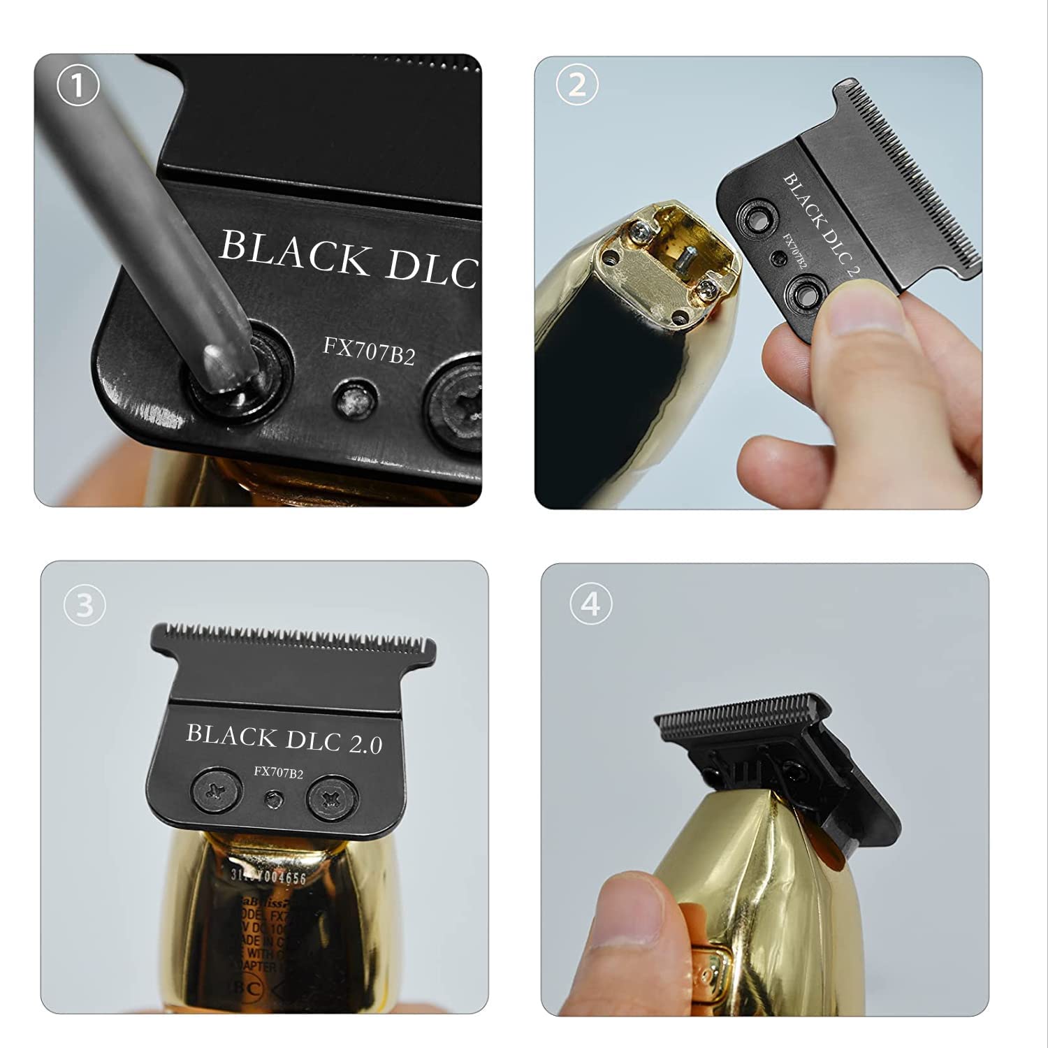 Amazon.com: DODAER FX707B2 DLC Replacement Blades Compatible with