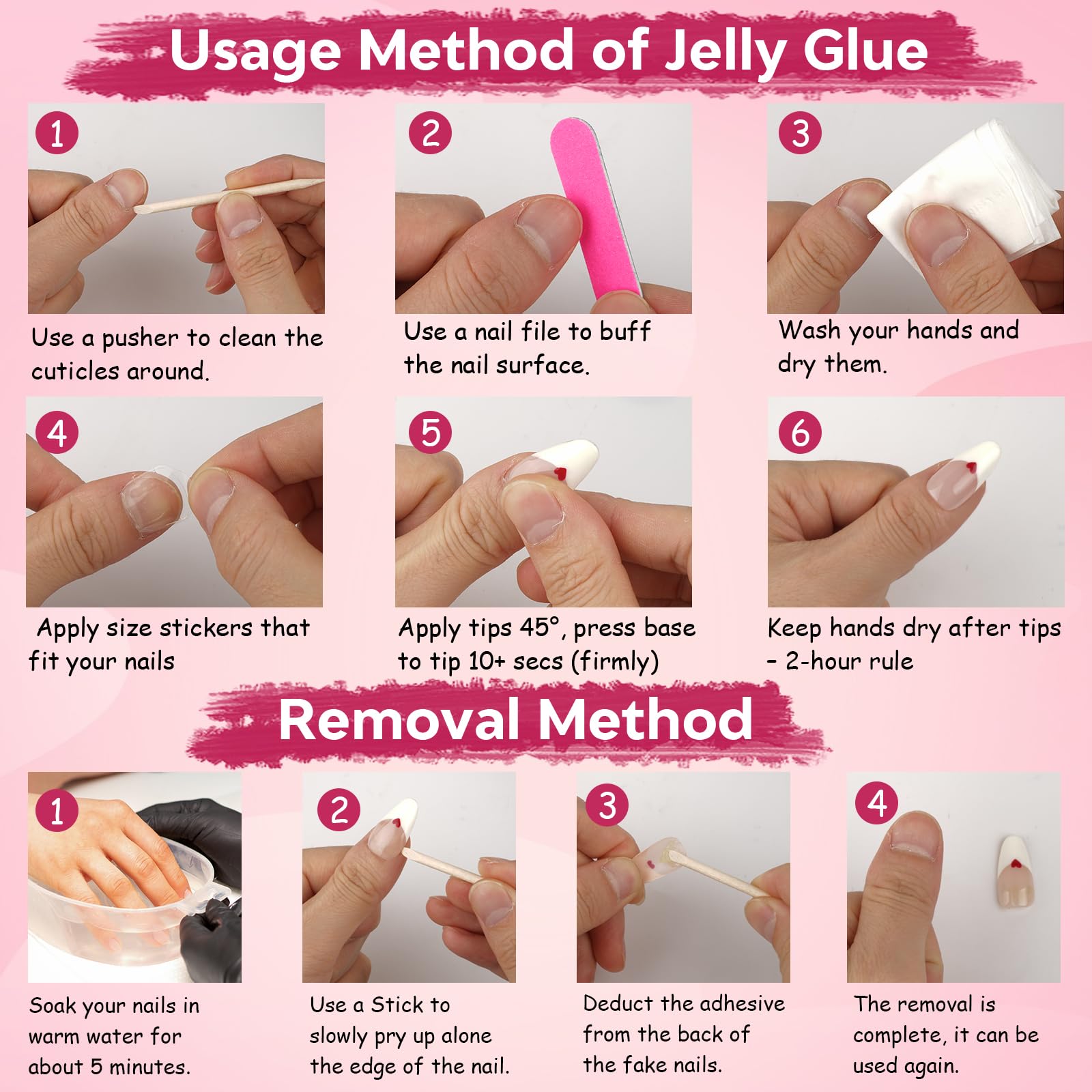 Tesytto Handmade Press on Nails Long Coffin Muti-Layer Gel Fake Nails - 3D Lotus Flowers & Tiger Print, French Tip Glossy Thick Acrylic Nails (Playful Zebra with Lotus,S): M Mango Sago