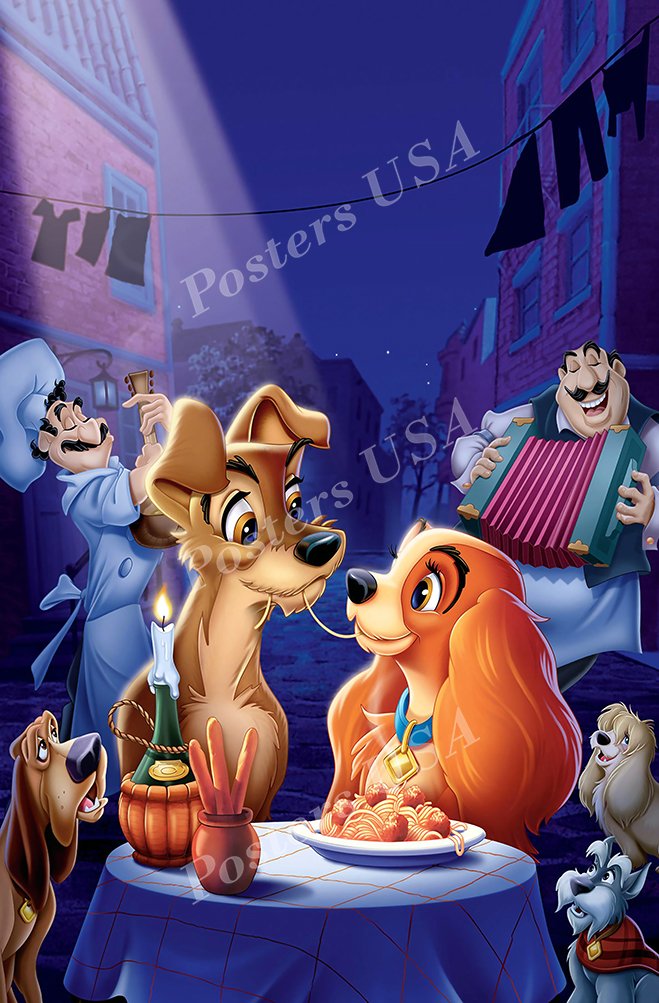 Amazon.com: Poster USA - Disney Classics Lady and the Tramp