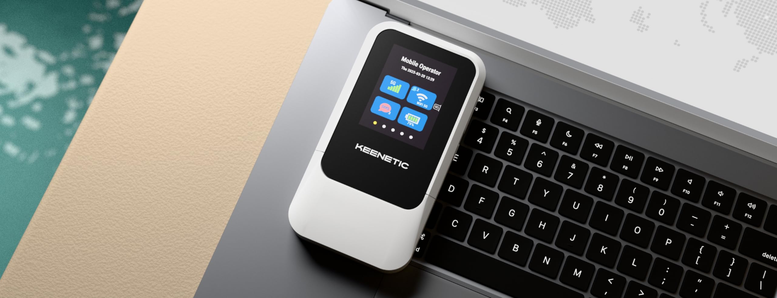 Keenetic Roamer 5G (KN-5210) Hotspot mobile 5G con Wi-Fi 6