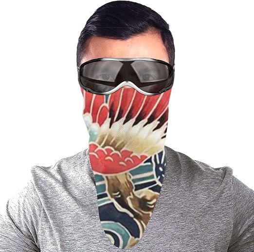 JNSHOG Protection Navy Asian Japanese Bandanas Balaclava with 0 Filter