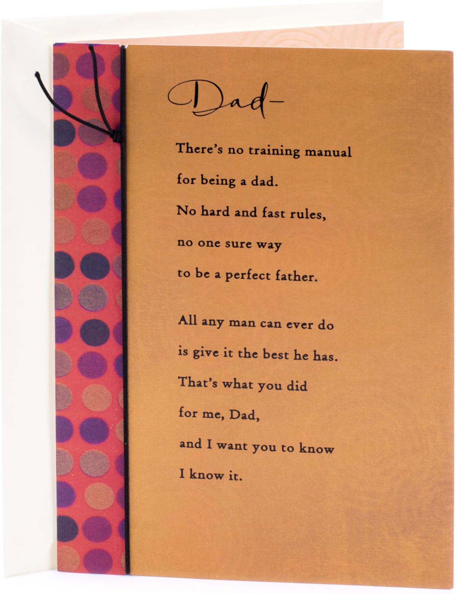 Birthday Card for Dad (No Training Manual)