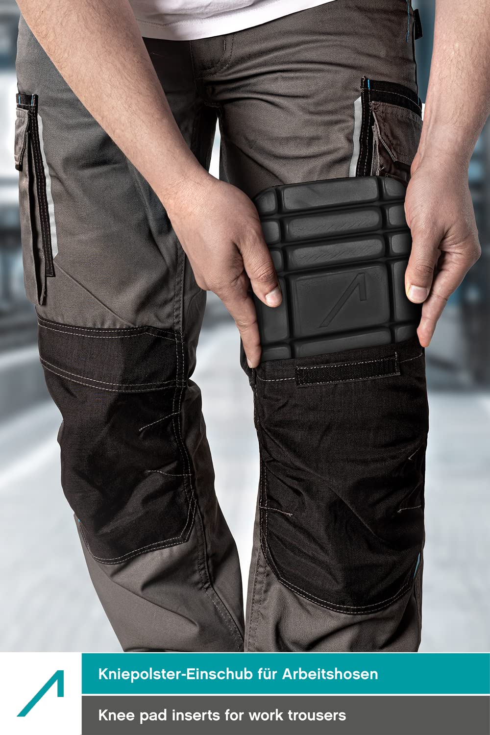 ACE Motion Ginocchiera Genesis Pantaloni da lavoro – Cuscinetti intercambiabili per lavorare