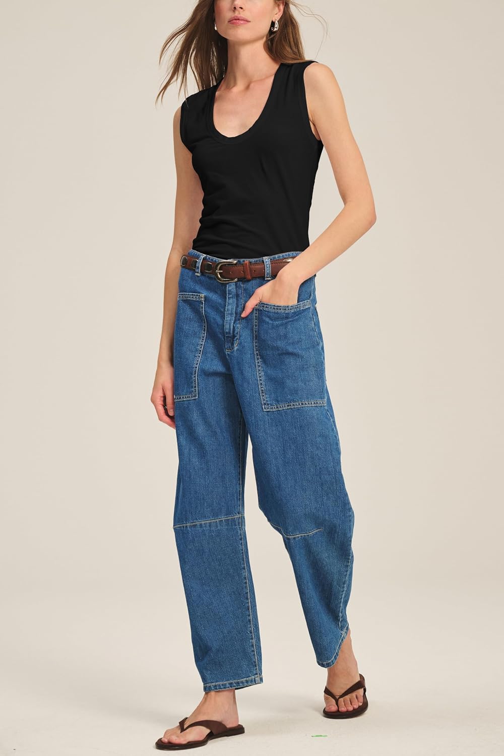 Velvet by Graham & Spencer Womens Estina Gauzy Whisper Classics TankShirt