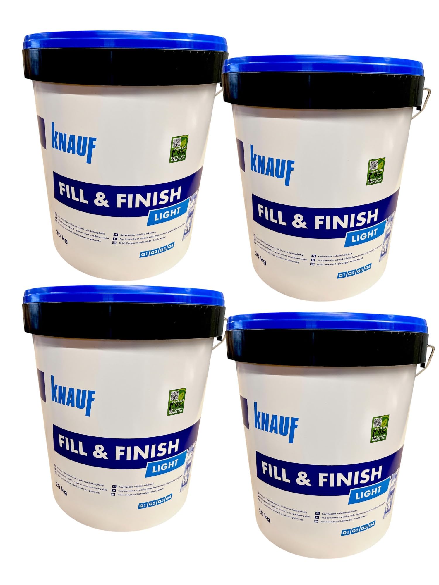 4 Eimer KNAUF Sheetrock Fill & Finish Light 20kg