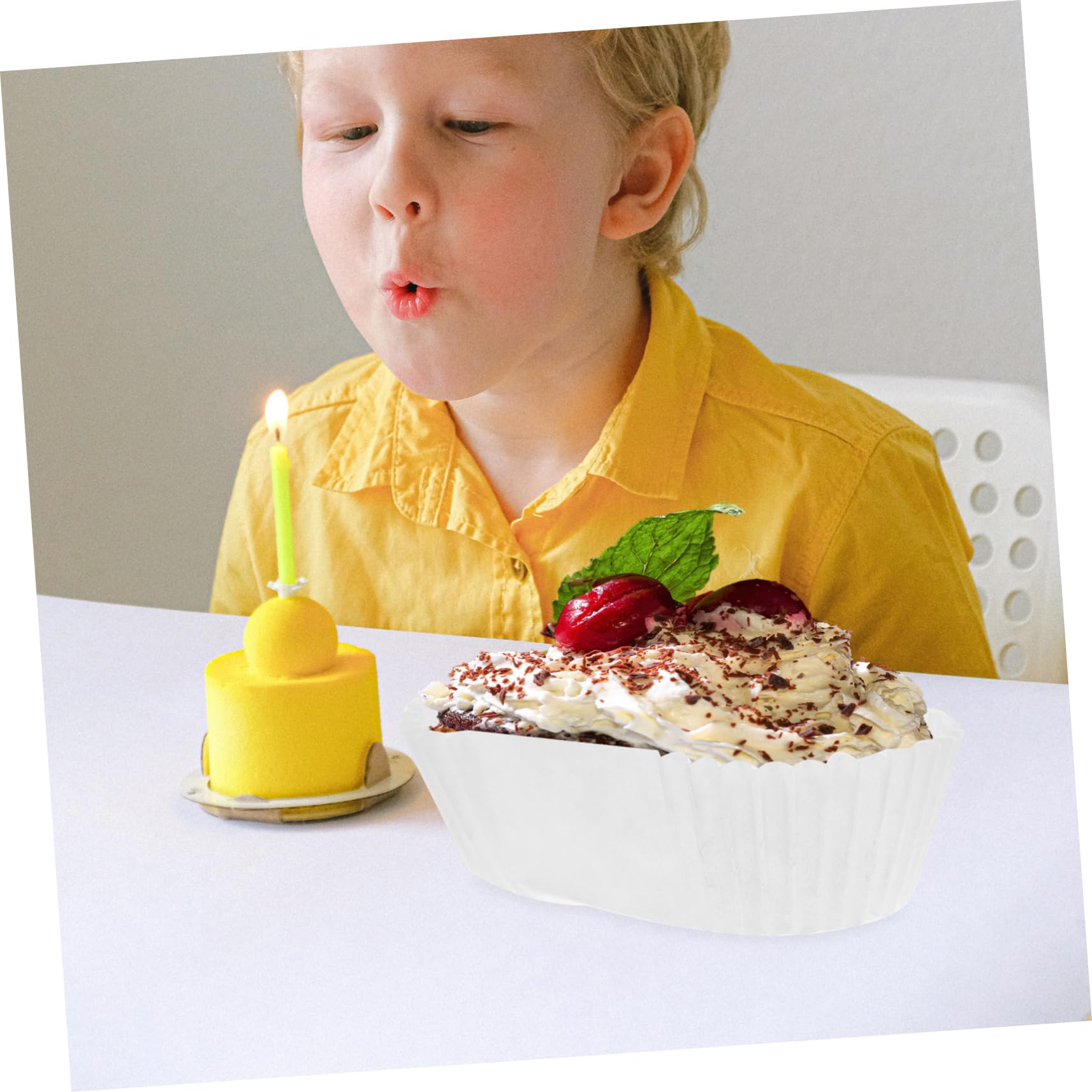 Cabilock 4 Ensembles Papier Forme Pour Gâteaux Résistants Aux Températures À Huile Idéaux Pour Muffins Cupcakes Lot De Blancs Pour Célébrations 1000 Pièces * 4