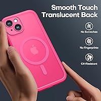 Vista 25 de ImpactStrong Magnetic Guard Designed for iPhone 14 Pro Max Case [Camera Protection] [Military Grade Drop Tested] [Compatible with MagSafe] Slim Black