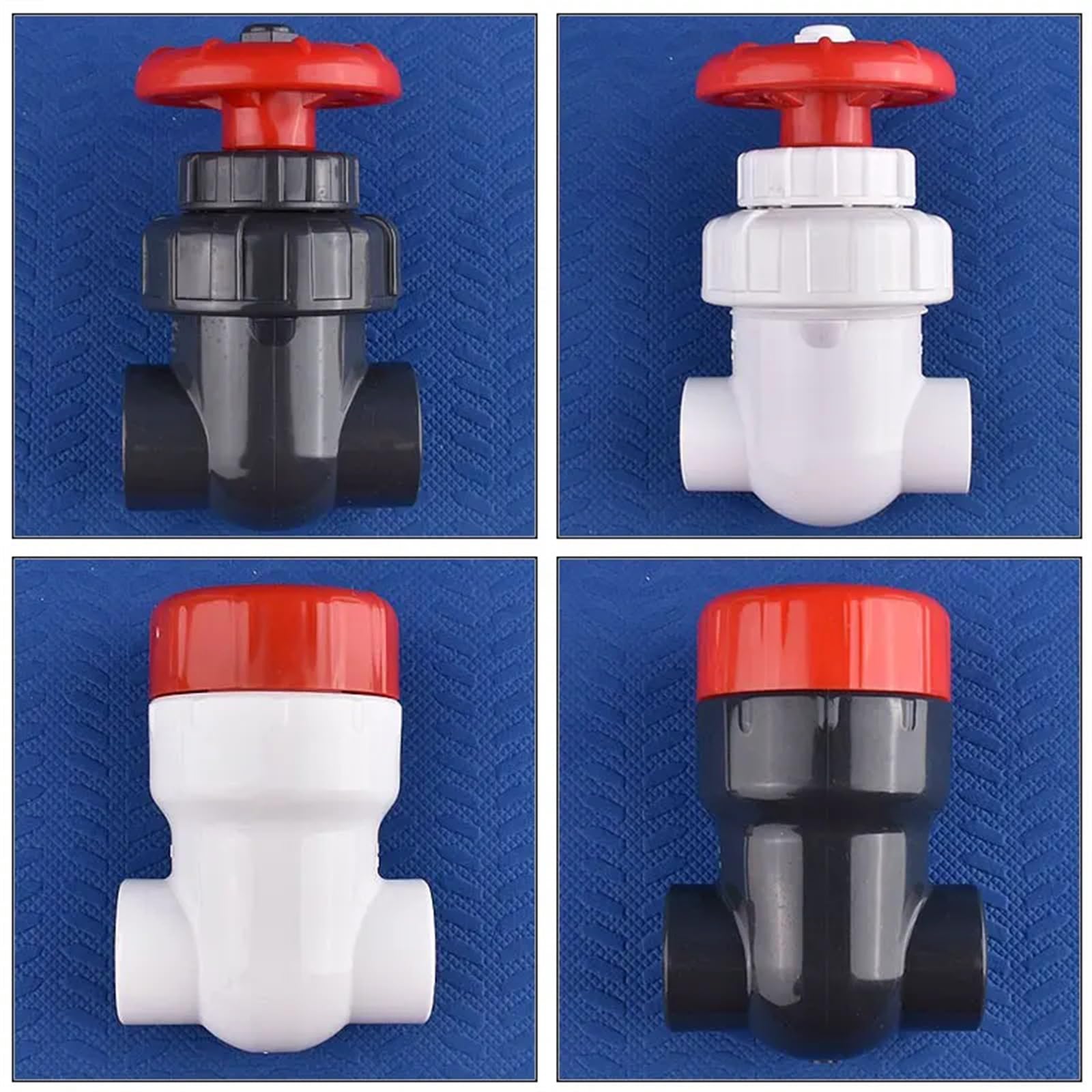 Válvula de compuerta UPVC 20~63mm, interruptor Control flujo precisión, válvula bola riego agua for jardín, Accesorios for tanque peces acuario Para Control Del Flujo Del Riego