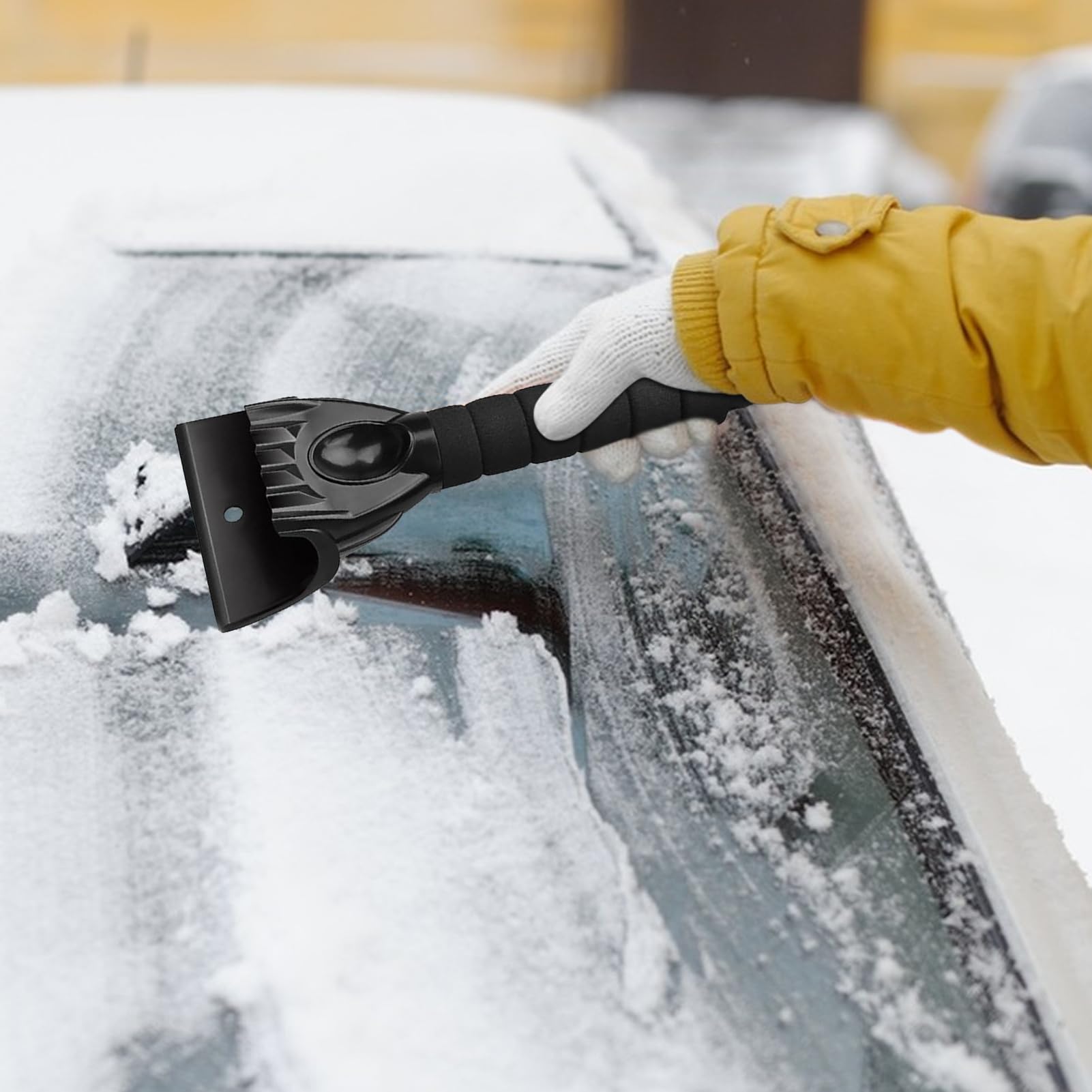 2 Pièces Grattoir à Glace Pour Voiture - à Glace Avec Poignée