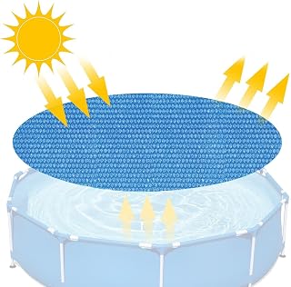 Piscina Acima do Solo,Cobertura redonda para piscina | piscina embutido à prova poeira, piscina solar à prova d'água para piscina doméstica ao ar livre Riastvy