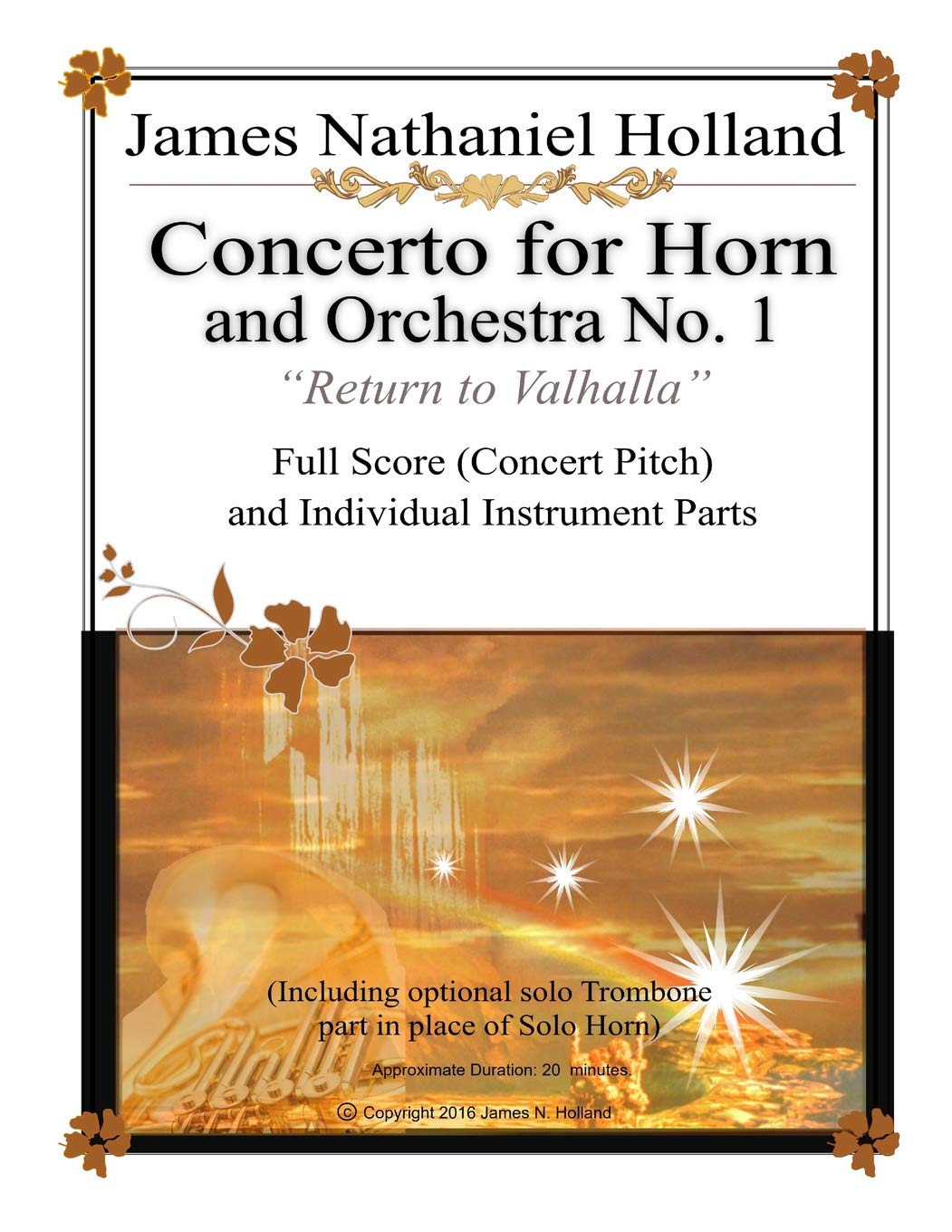 Concerto for Horn and Orchestra partition en sons réels de qualité supérieure