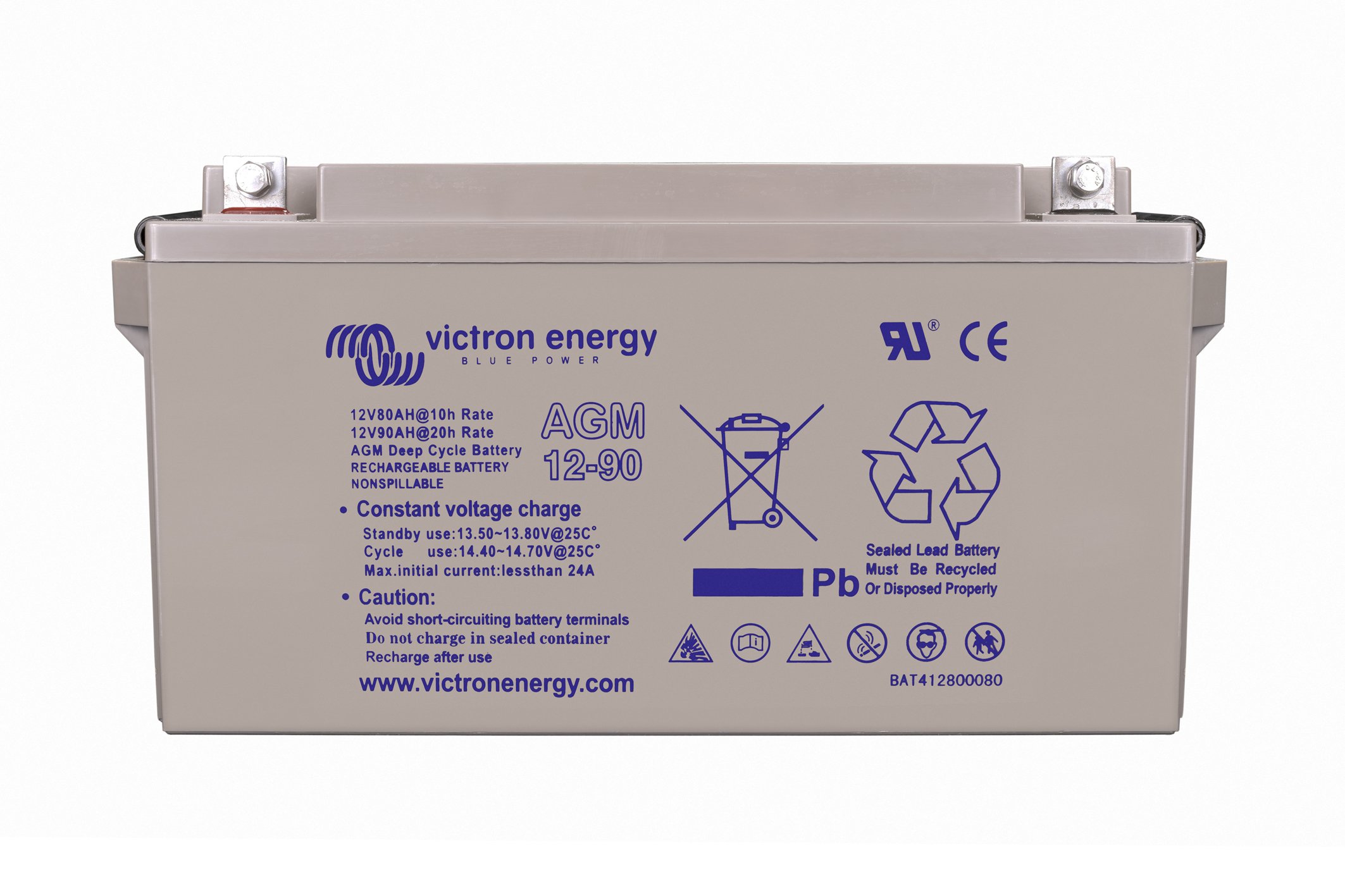 Victron Energy Batterie au Plomb AGM 90 Ah 12 Volt