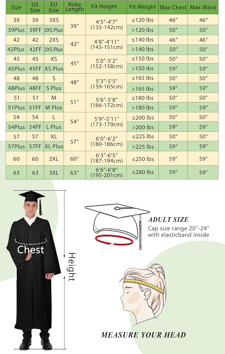 GraduationMall Matte Graduation Gown Cap Tassel Set 2026 for High School and Bachelor - Image 4