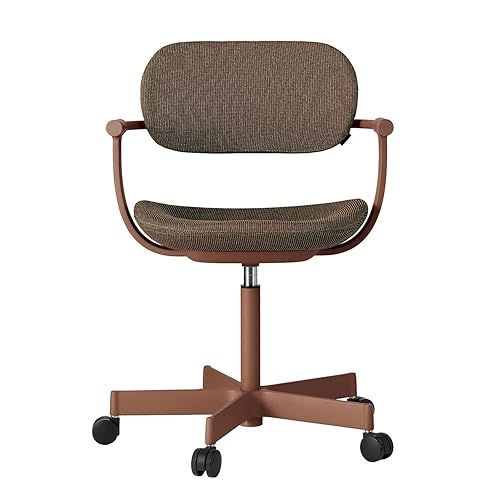 イトーキ オフィスチエア デスクチェア バーテブラ03 5本脚タイプ ディープオレンジ 【ベースカラー:チェスナットブラウン (F2)】 KG-825SD-F2D9