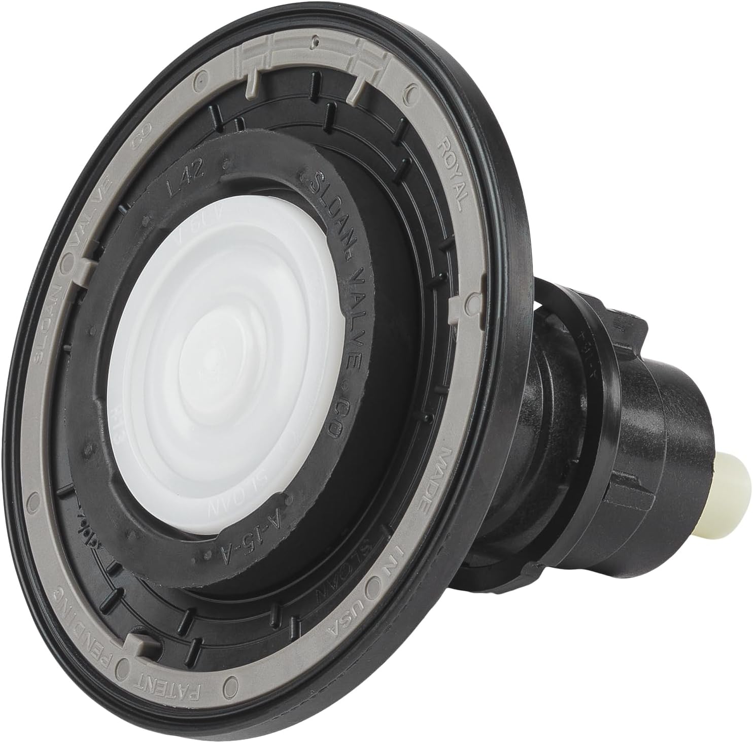 Sloan Royal A-1038-A Water Closet Diaphragm Assembly 3.5 GPF - For use with Royal Flushometers | PERMEX Synthetic Rubber Diaphragm with Dual Filtered Fixed Bypass | OEM Sloan Parts, 3301121