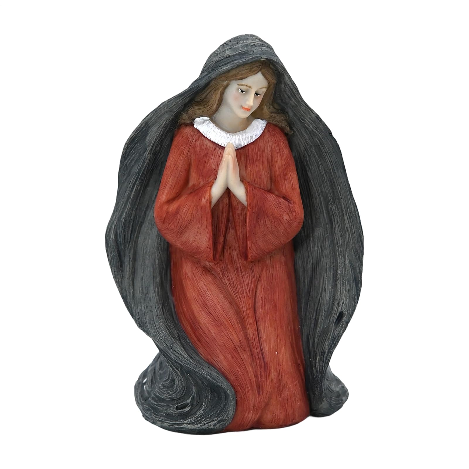 Sculpture Vierge Marie déco pour table de chevet et salon serein