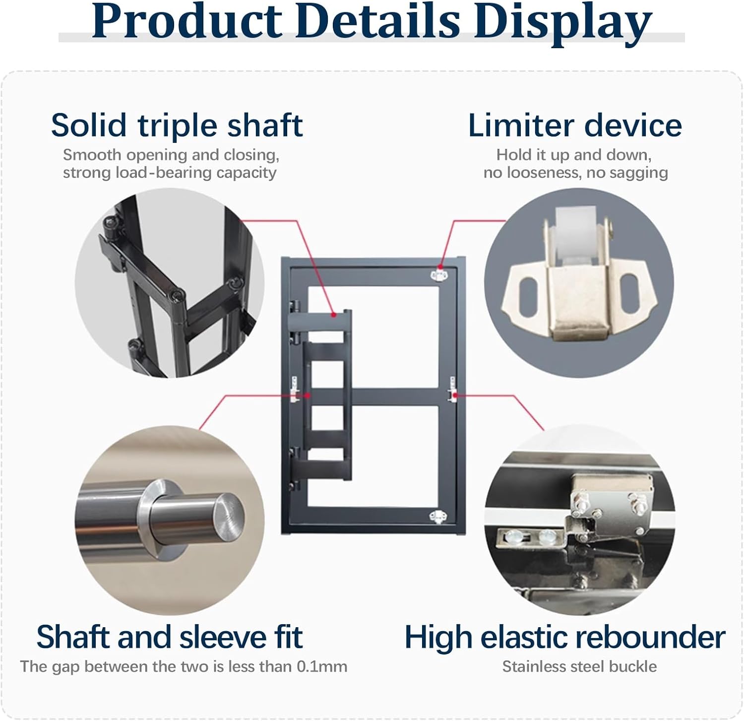Access Hatch Door with Touch Latch,Aluminum Access Door for Wall Concealment,Customizable Inspection with Press-on Pop-up Handle,for Bathroom,Ceiling,Easy Install