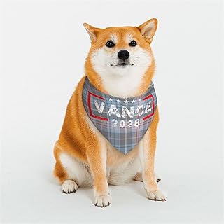Vance 2028 Jd Vance 2028 for President Election Dog Bandanas Christmas Birthday Dog Gifts Dog Scarf Kerchief for Small Medium Large Dogs Cats Puppy Bandana - Medium