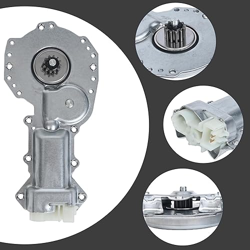 Miniatura 2 de Motor de elevación de elevalunas eléctrico trasero delantero izquierdo lado del conductor y lado del pasajero derecho (2 piezas) compatible con