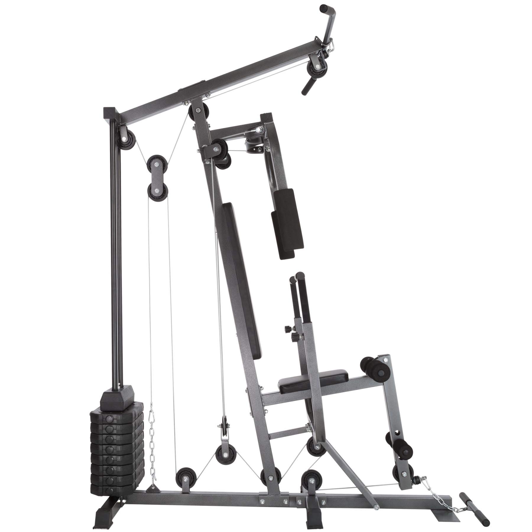 tectake® Station de Musculation, Cage de Musculation, Barre de Tractions, Home-Trainer, Module Papillon, Dispositif d’Extension de Jambe, Appareil musculation, Barre musculation, Sport Maison, Fitness