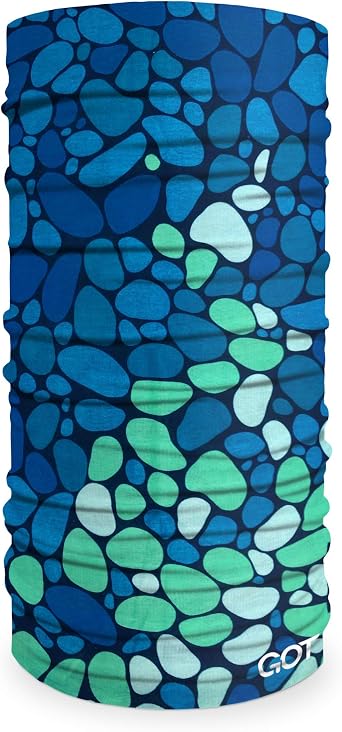 Tube Bandana Neck Gaiter for Women Men - Face Mask Hair Wrap Head Scarf | Moisture-Wicking, Quick-Drying, Lightweight, Multi-Style Headwear, Curly Hair for Sleep