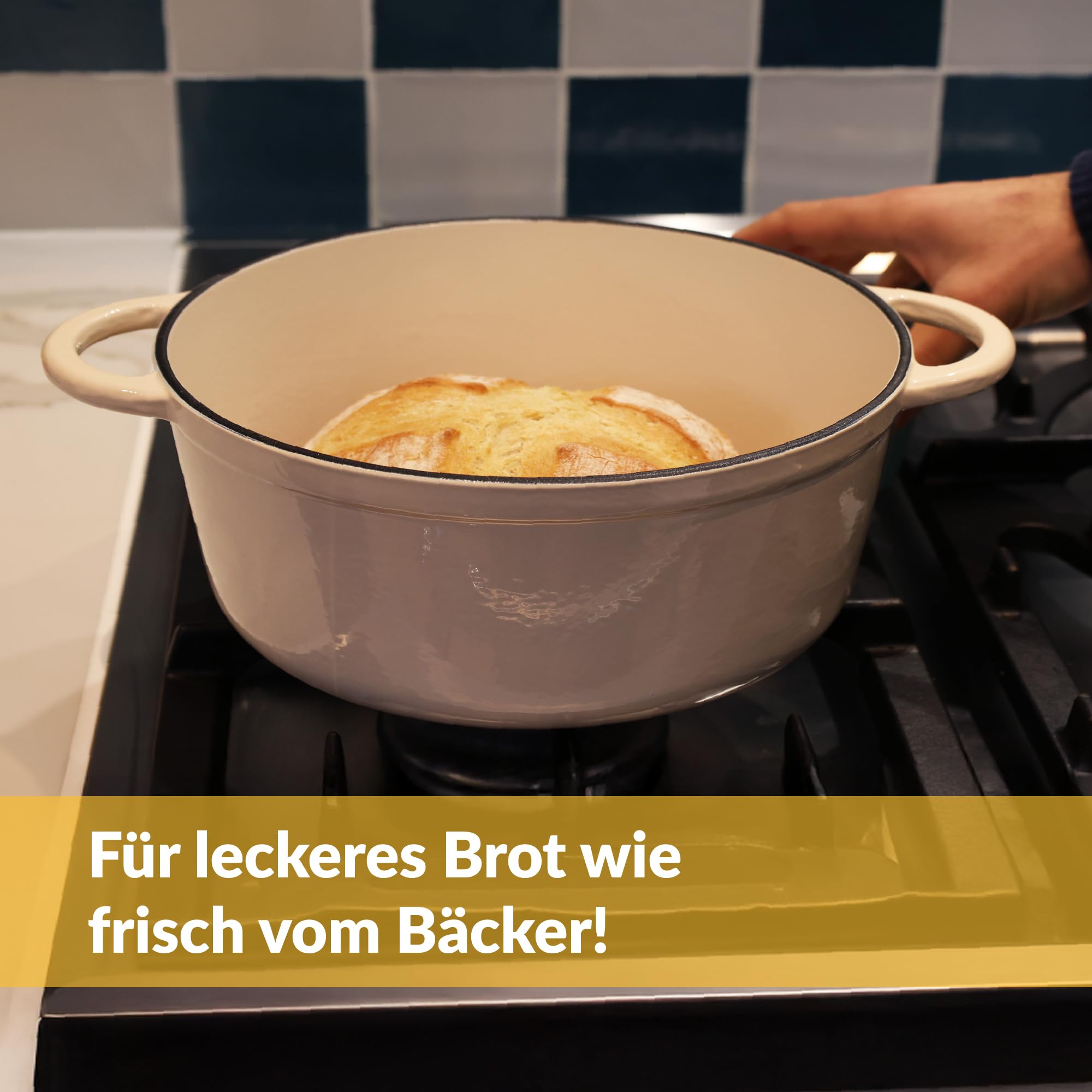 Chefarone Gusseisen Topf 26 cm 4 4,7 L – Bild 2