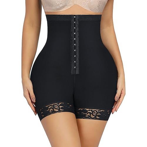 FeelinGirl Tummy Control Shapewear for Women Fajas Colombianas High Waist Body Shaper Butt Lifter Shorts Thigh Slimmer