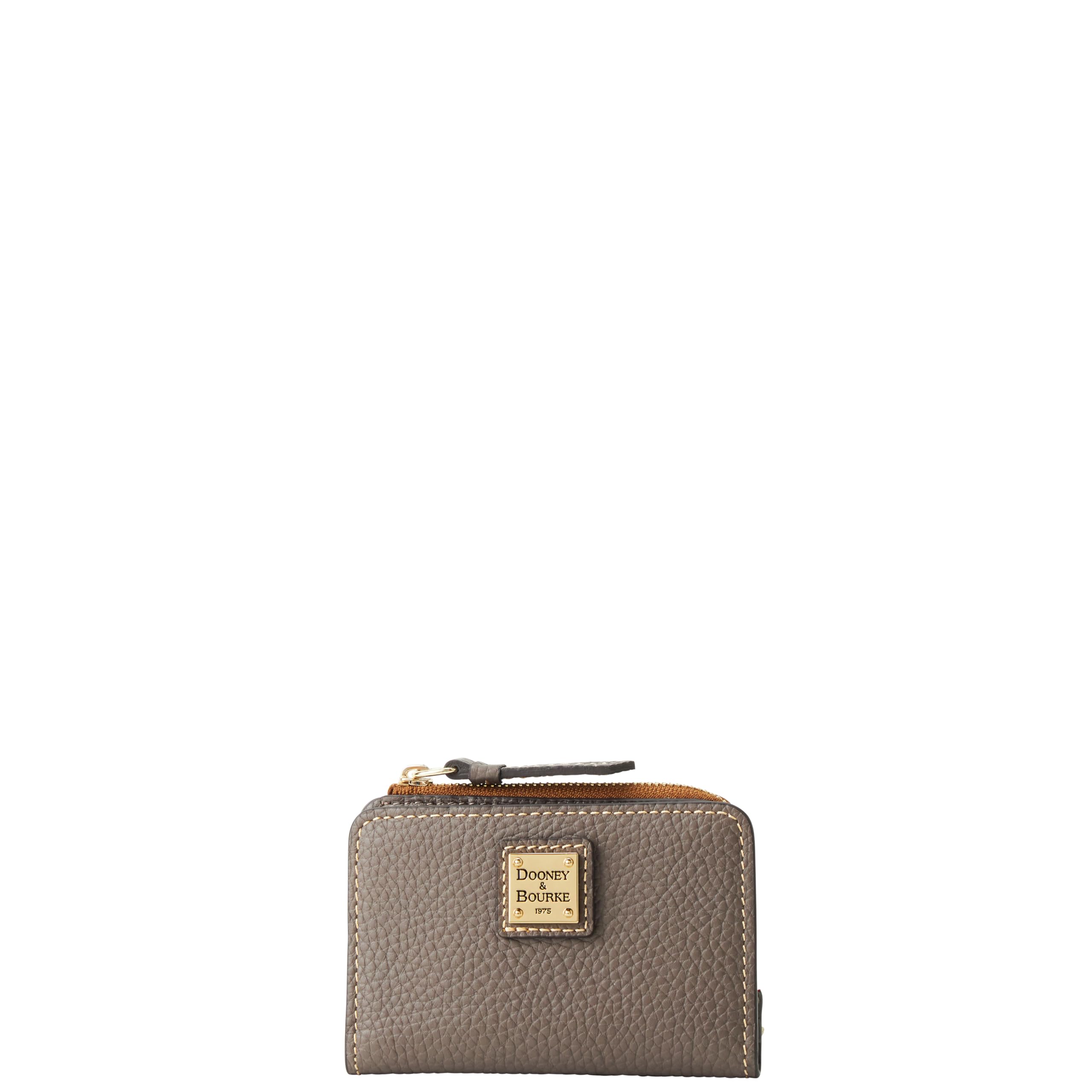 Dooney & Bourke Pebble Grain Zip Credit Card Wallet