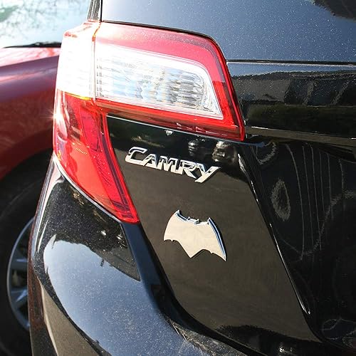 Miniatura 4 de Fan Emblems Insignia del coche de Batman 3D (BvS Batman - Cromo)