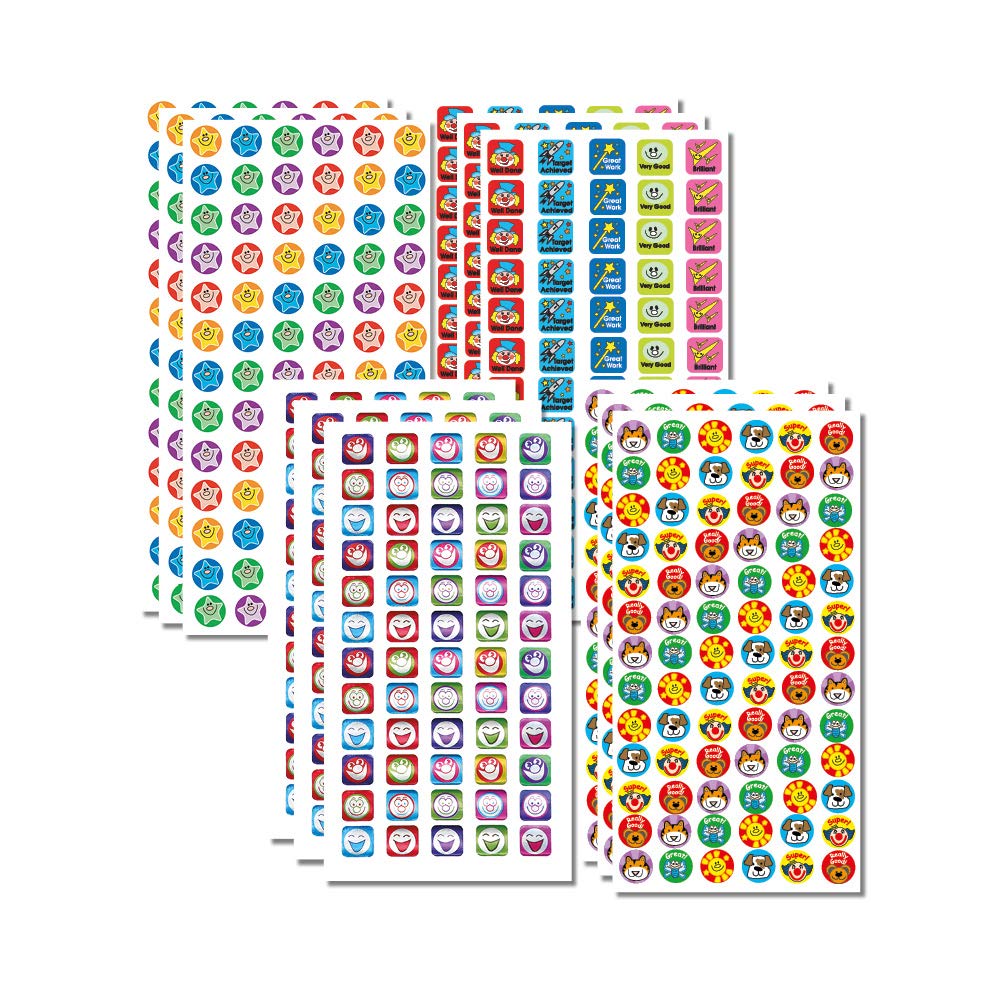 Mini Praise Stickers (828 Stickers), Gold, 10mm