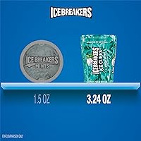 Vista 4 de ICE BREAKERS Ice Cubes - Goma de mascar sabor Wintergreen sin azúcar, 91.7 g (6 envases, 40 piezas)
