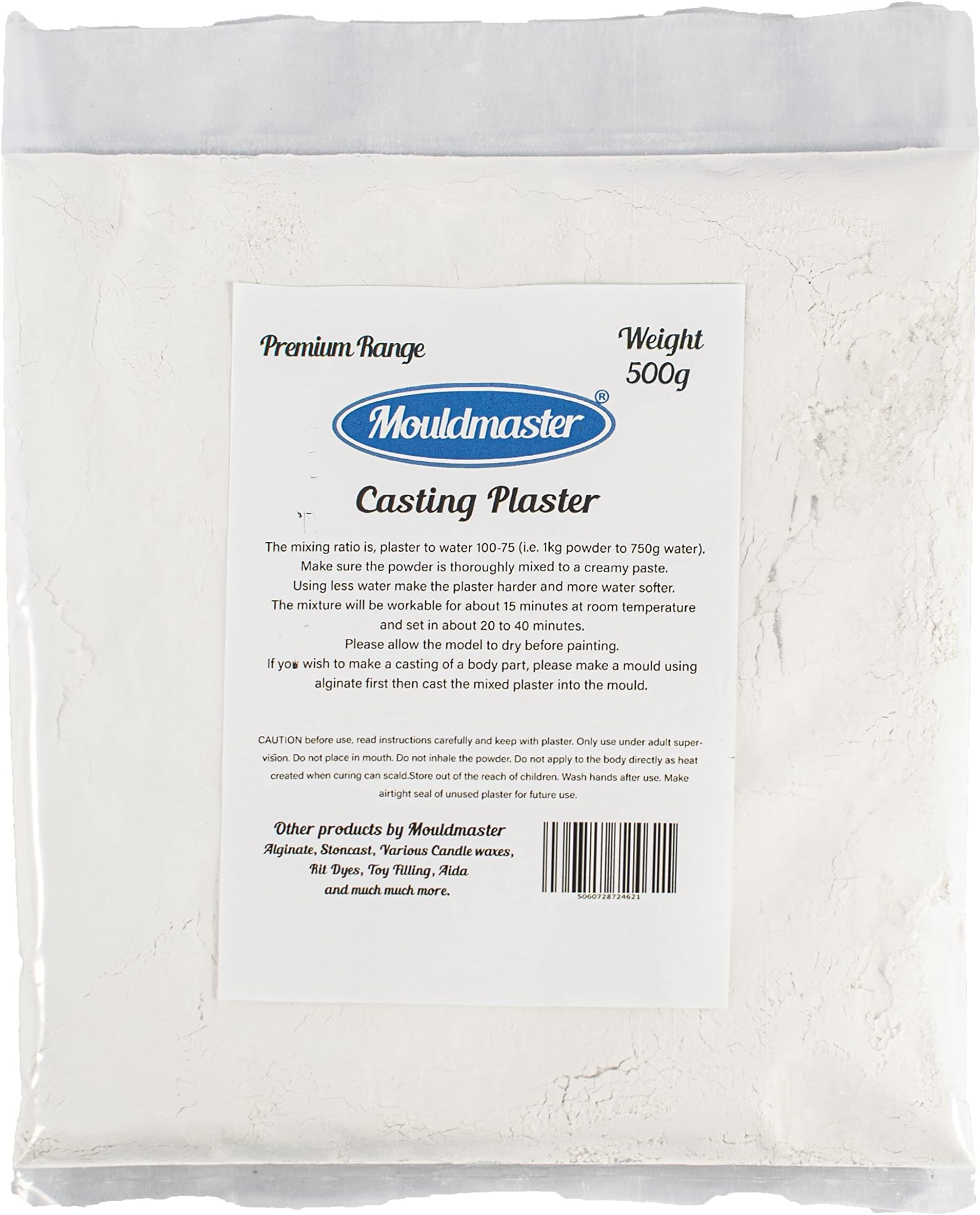 Mouldmaster Premium Casting Plaster 500g
