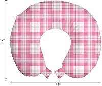 Vista 125 de Lunarable Teal Travel Pillow Neck Rest, Aquatic Fauna Theme Hand Drawn Style Various Starfish in Blue Shades, Memory Foam Traveling Accessory for