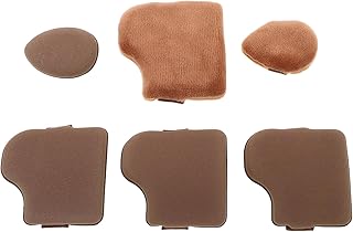 Chocolate Biscuit Cushion Puff Set of 6, Mini...